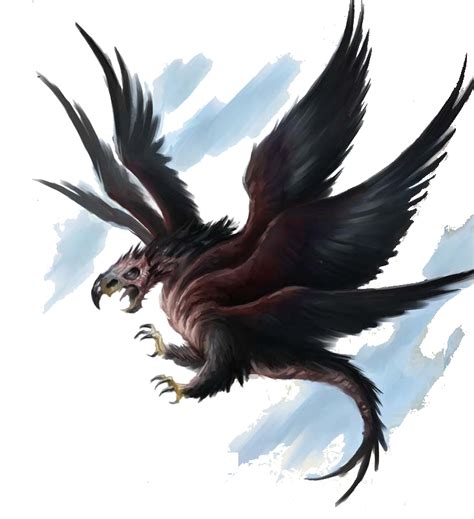 Fantasy Rpg Monster Giant Bird Vulture Fantasy Demon Demon Art