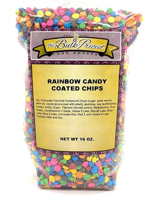 Rainbow Candy Coated Chips | Bulk Priced Food Shoppe