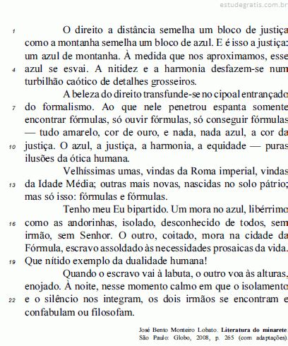 A Respeito Das Ideias E Estruturas Lingu Sticas Do Texto