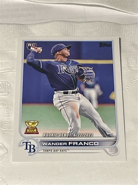 Baseball Card 2022 Wander Franco Us42 Tampa Bay Rays Topps Update