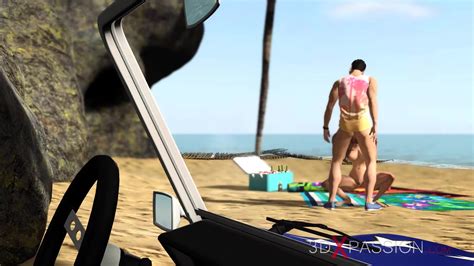 Hot Horny Brunette Has Passionate Sex On The Beach FAPCAT