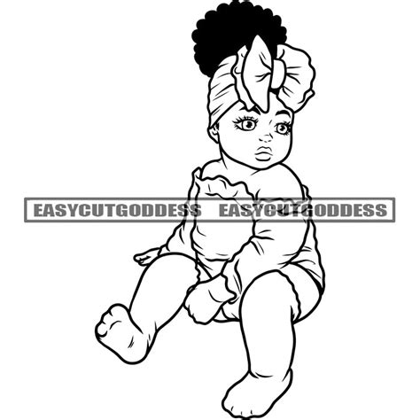 Black And White Cute African Baby Girl African American Baby Girls Smi