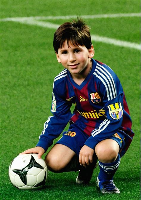 A complete cute photo of Messi as a child by حسام عبدالعال - Playground