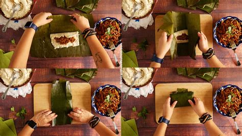 Banana Leaf Tamales Recipe With Cochinita Pibil Filling | Mexican Made ...