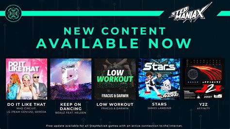 StepManiaX Content Update #43 - New Songs! - YouTube