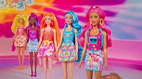 Barbie Color Reveal Neon Tie Dye Youtube