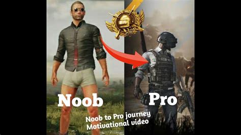 My Noob To Pro Journey Pubg Mobile Youtube