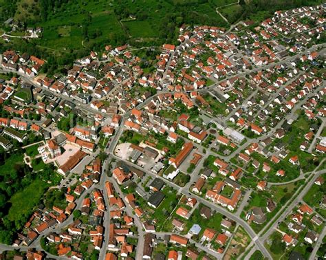 Reichenbach Von Oben Stadtansicht Vom Innenstadtbereich In