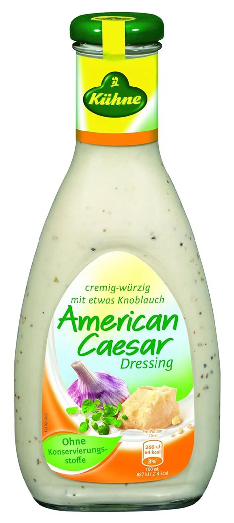 Kühne American Caesar Salat Dressing 500 Ml Amazon De Lebensmittel And Getränke