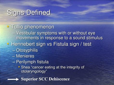 Ppt Superior Semicircular Canal Dehiscence Syndrome Powerpoint