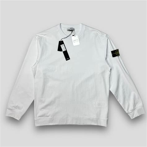 Лонгслив легкий Stone Island белый 63750 купить в Москве цена от ...