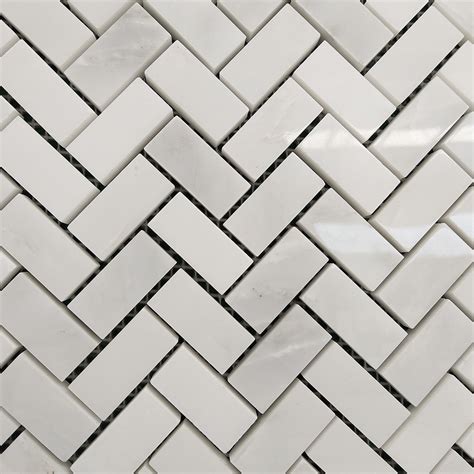 Stone Mosaic Decoration Stones Herringbone Wall And Floor Marble