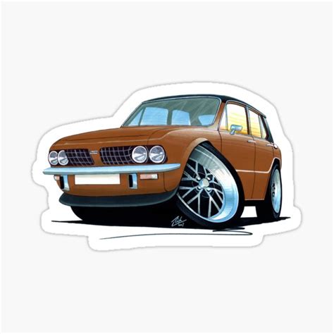 Triumph Dolomite Sprint Brown Sticker By Yeomanscarart Redbubble