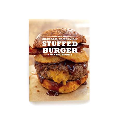 Charcoal Companion Stuffed Burger Recipe Book Cc3913 The Home Depot