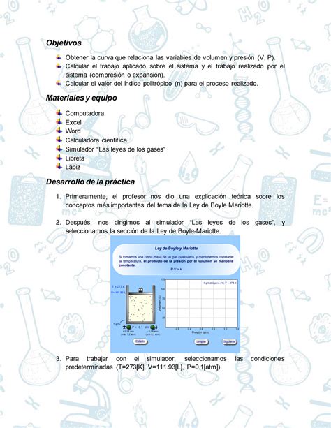 Pr Ctica Ley De Boyle Mariotte Objetivos Obtener La Curva Que