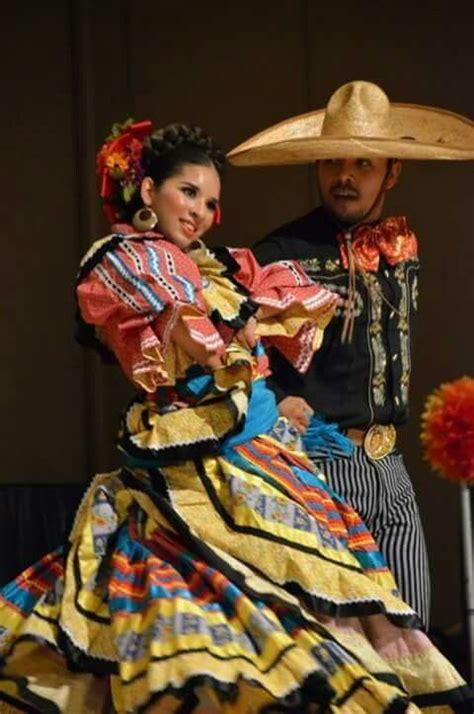 Ballet Folklorico Dancers Traditional Mexican Dress National Clothes