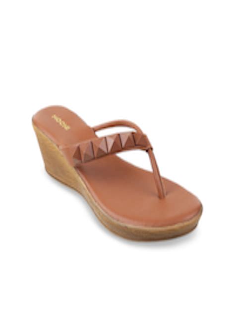 Buy Mochi Tan Wedge Sandals Heels For Women 20146882 Myntra