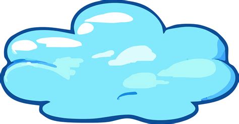 Blue cloud png graphic clipart design 24586550 PNG