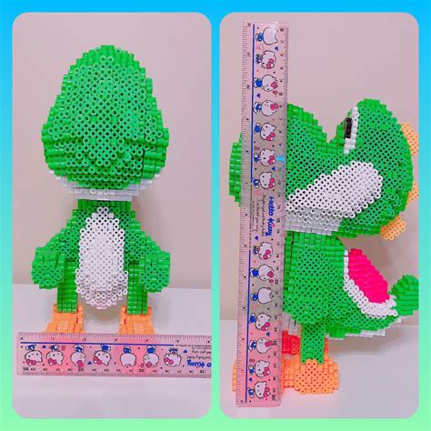 Instant Download 3d Perler Beads Pattern To Build This Cute Green