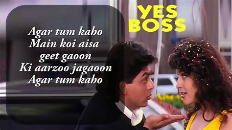 Main Koi Aisa Geet Gaoon Yes Boss Shah Rukh Khan Juhi Chawla