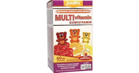 JUTAVIT MULTIVITAMIN GUMIVITAMIN NARANCS, CSERESZNYE, CITROM 60X ...