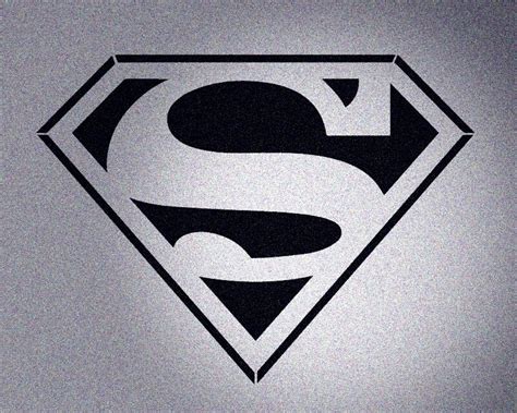 Superman Logo Stencil Template