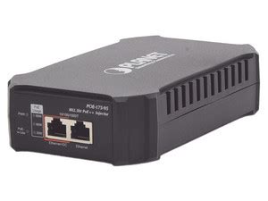 Inyector De Corriente Planet POE 175 95 De 1 Puerto Ethernet 95W Con