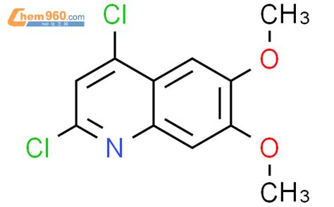72407 17 124 二氯 67 二甲氧基喹啉化学式、结构式、分子式、mol、smiles 960化工网