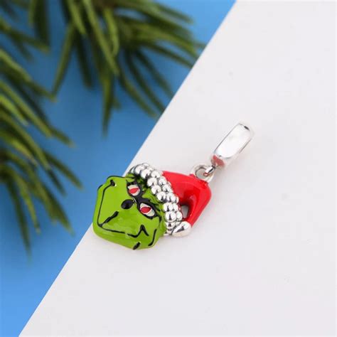 The Grinch Pandora Fit Charm Christmas Jewelry Gift Bracelet - Etsy