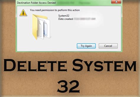 Delete System 32 Windows 1 Youprogrammer