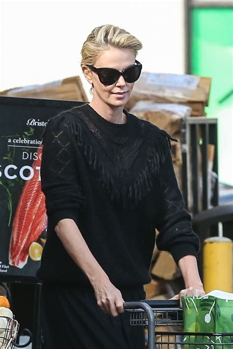 Charlize Theron Heads To The Grocery Store In Los Angeles 09 29 2018