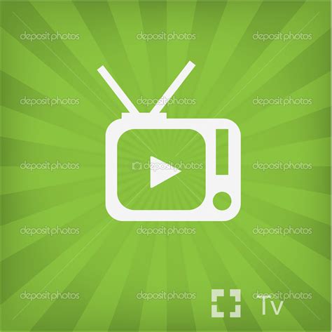 Illustration Of Tv Icon Stock Vector Image By ©sky Designs 37863099