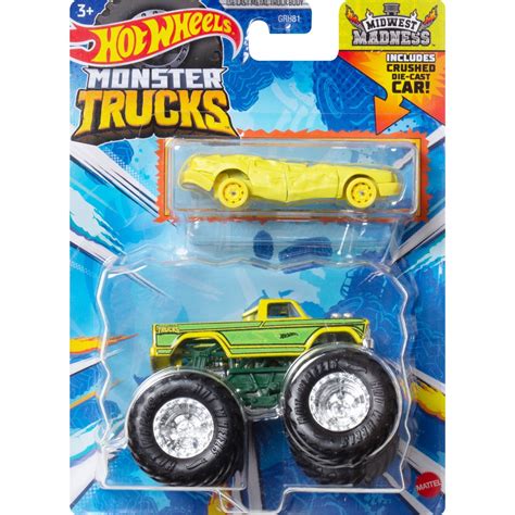 Mattel Hot Wheels Monster Truck Pack Midwest Madness Grh Hwn Toys Shop Gr
