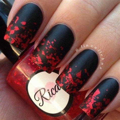 45 Stylish Red And Black Nail Designs 2023 Thuy San Plus