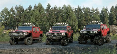 Hummer H Mud Modification Mod Mudrunner Snowrunner Spintires