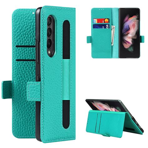 Allytech For Galaxy Z Fold 3 Cover For Samsung Galaxy Z Fold 3 5g 2021 Genuine Leather