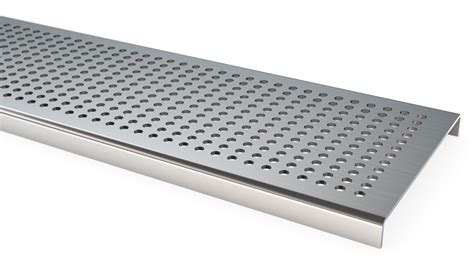 Calha de Piso Ralo Linear em Aço Inox