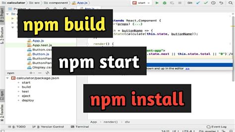 3 Most Popular Npm Commands Npm Install Npm Build And Npm Start In