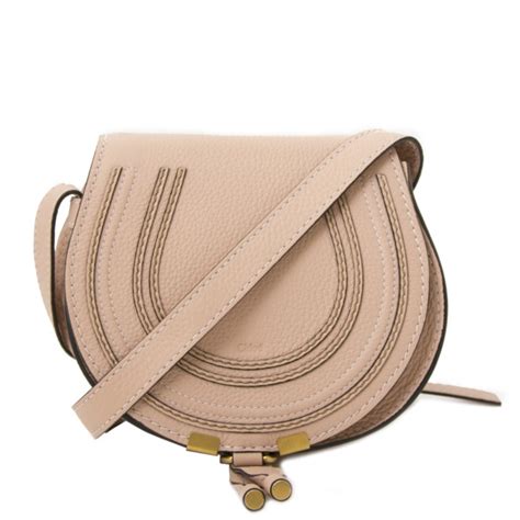 Chlo Mini Marcie Blush Nude Cross Body Bag Labellov Buy And Sell Authentic Luxury
