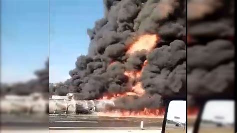 Explota Pipa Con Combustible En La Carretera Matehuala San Luis Potos