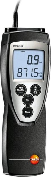 Testo N Vane Anemometer Kit With Nist Certification Tequipment