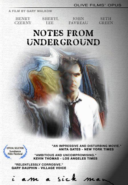 Notes From Underground 1995 By Gary Walkow