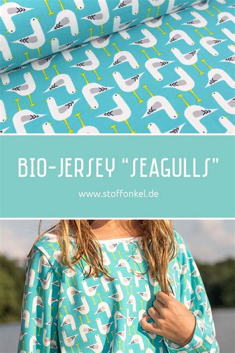 Bio Jersey Seagull vom Stoffonkel Alles ökologisch und fair