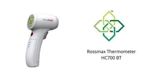 Rossmax Thermometer Hc700 Bt Youtube