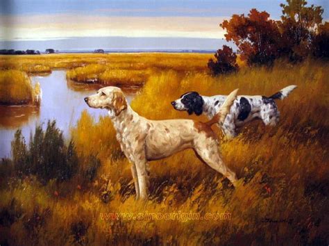 Hunting Dog Painting