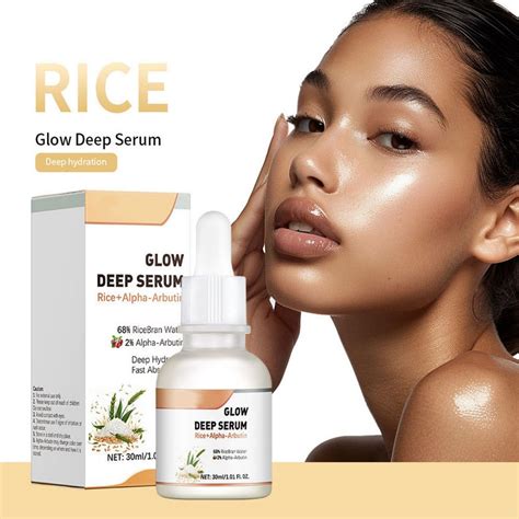 Rice Arbutin 30ml Brightens Skin Tone And Reduces Facial 30ml 2pcs