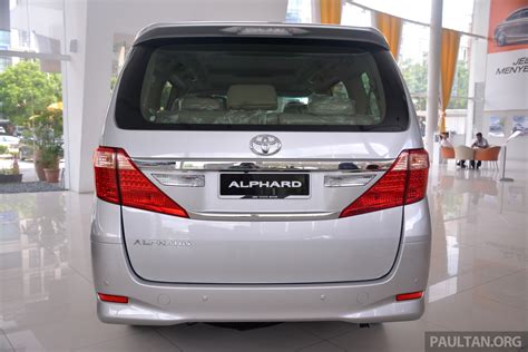 Toyota Alphard Prices Revealed RM338k 398k Toyota Alphard Malaysia