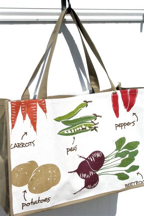 Organic Produce Farmers Market Bag Vegetables Marketing Tote