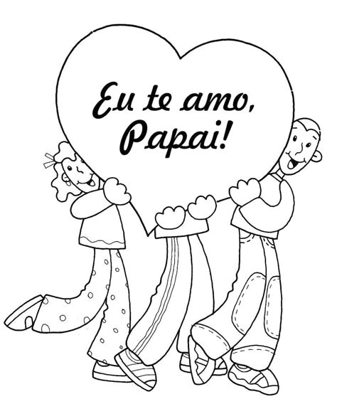 Desenhos do Dia dos Pais para colorir - Desenhos Imprimir
