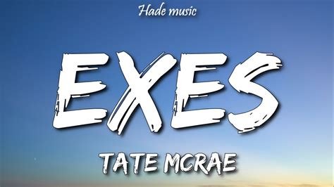 Tate Mcrae Exes Lyrics Youtube